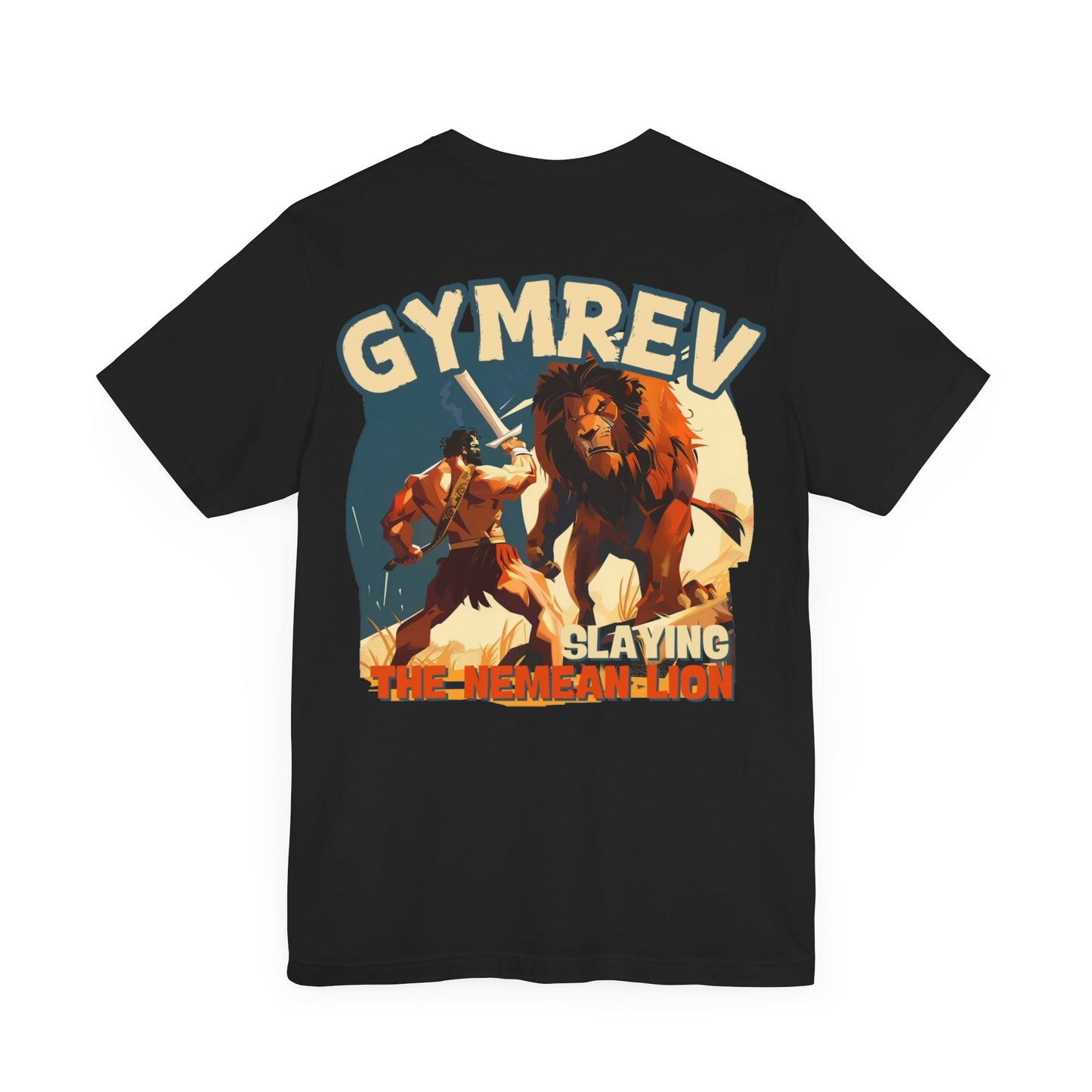 Slaying the Nemean Lion - Hercules The 12 Labours T-Shirt - Gym God